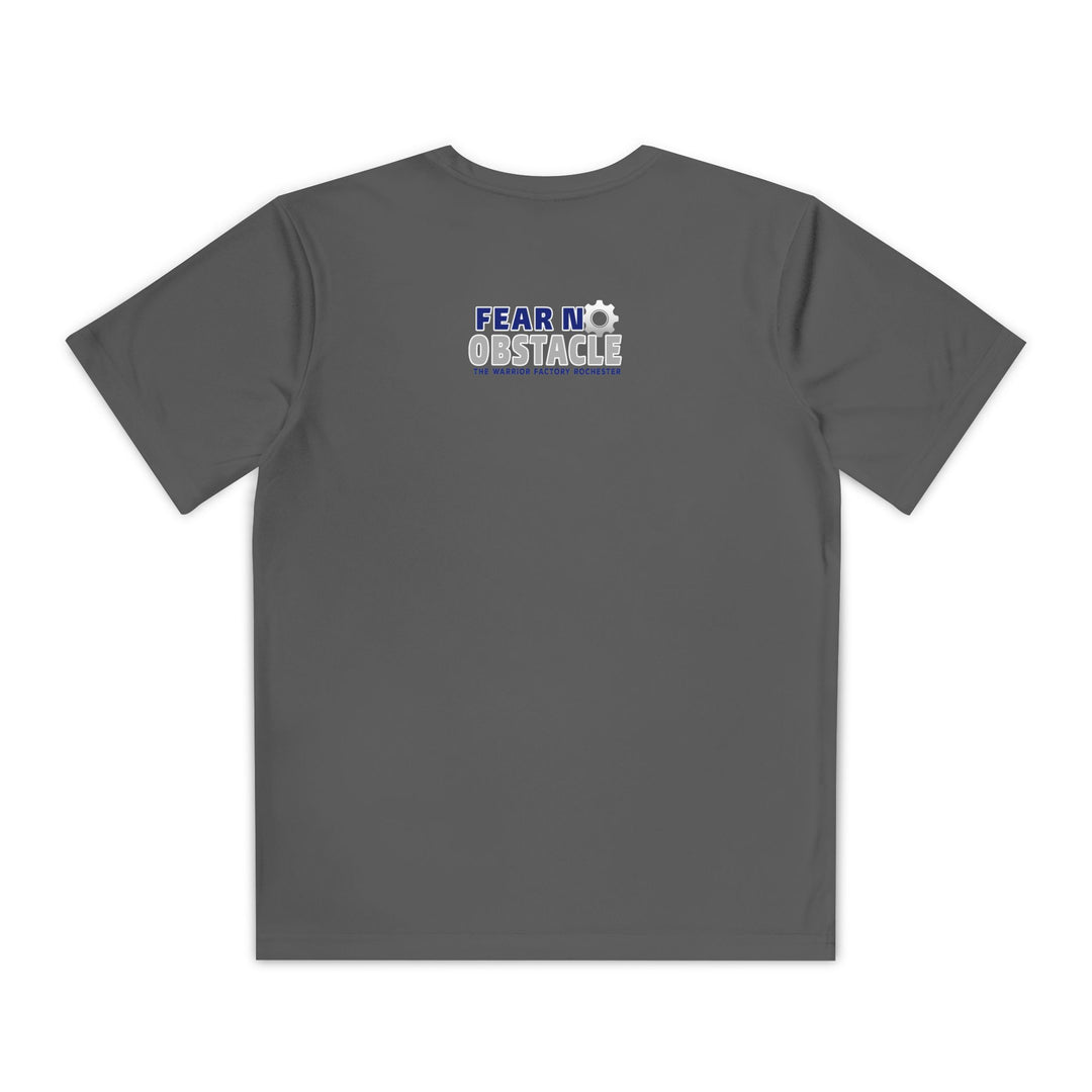 NINJA The Warrior Factory Rochester Badge Tee — Youth Competitor Shirt