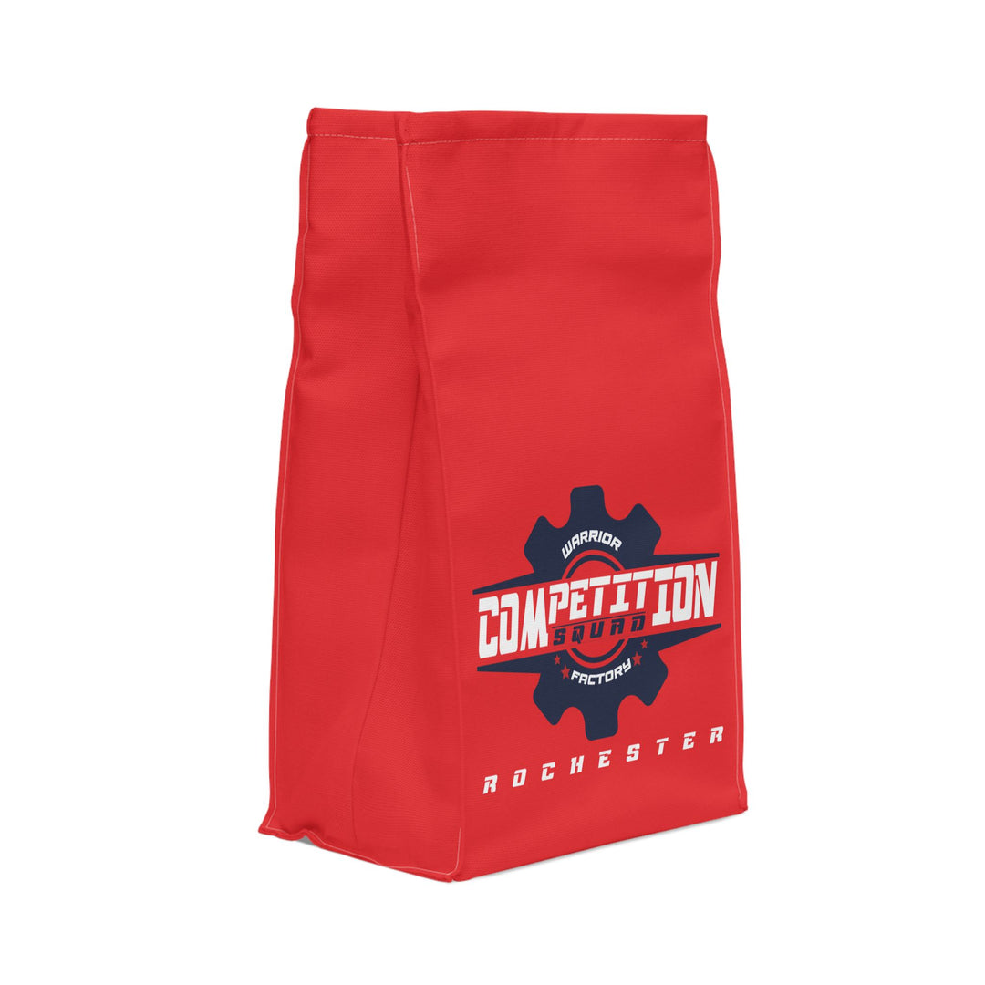 Polyester Lunch Bag — Eat. Sleep. Ninja. Repeat. Red Sports Lunch Tote