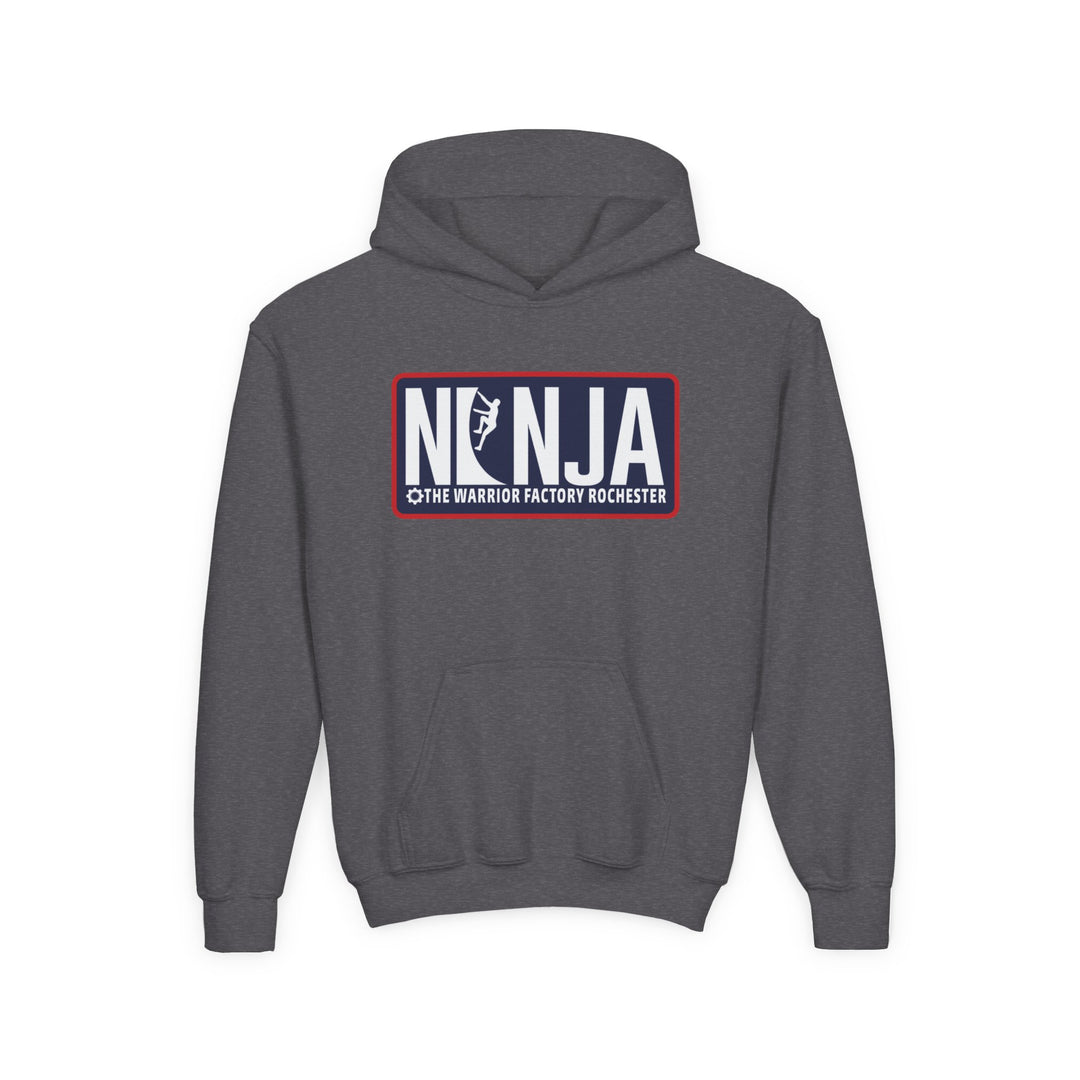 Ninja Wall Badge Hoodie - TWF Rochester