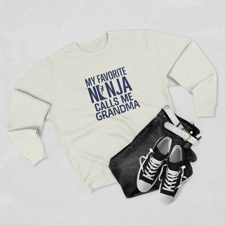 Favorite Ninja Calls Me Grandma Crewneck Sweatshirt