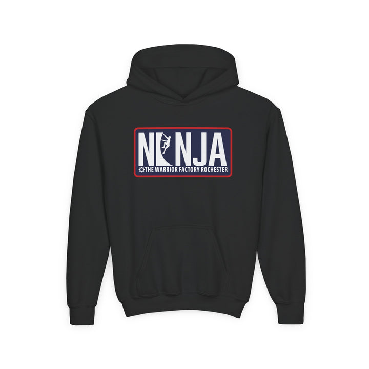 Ninja Wall Badge Hoodie - TWF Rochester