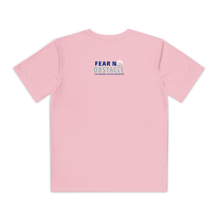 NINJA The Warrior Factory Rochester Badge Tee — Youth Competitor Shirt