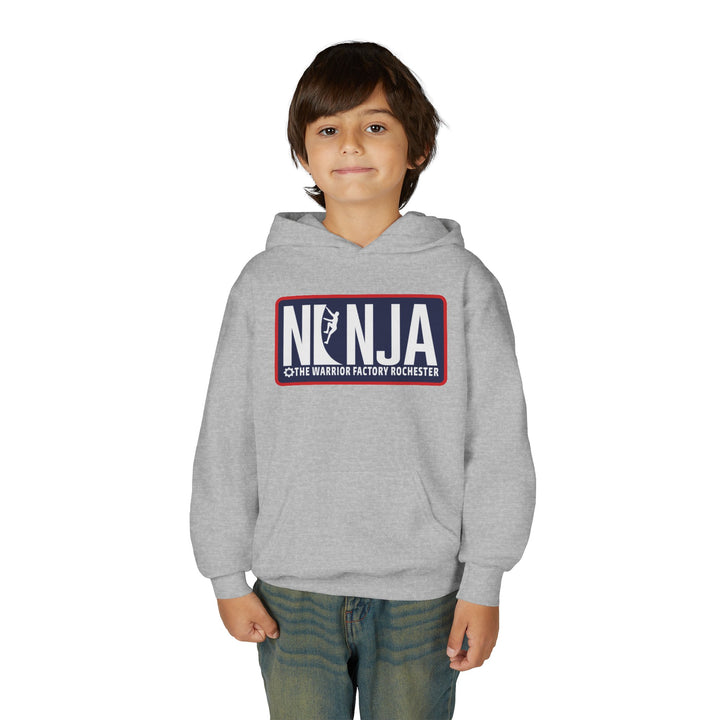 Ninja Wall Badge Hoodie - TWF Rochester