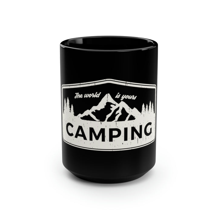 Camping, 15oz Coffee Mug