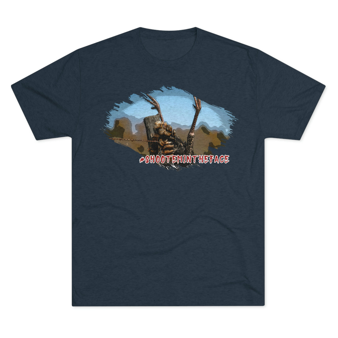 Post Hanger #shootemintheface Premium Tri-Blend Tee