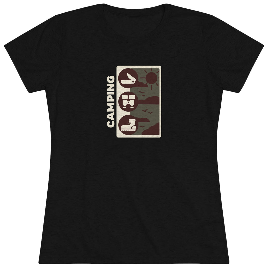 Camping - Women's Premium Tri-Blend Tee