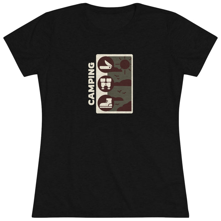 Camping - Women's Premium Tri-Blend Tee