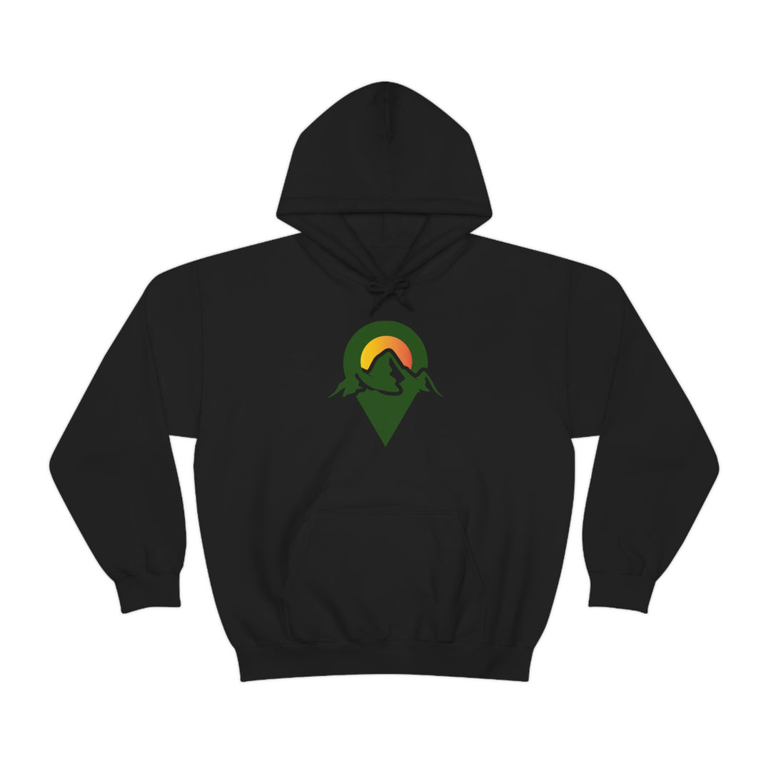 Dropped Pin Badge Hoodie