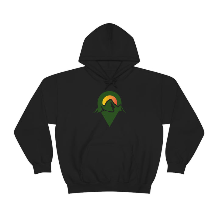 Dropped Pin Badge Hoodie
