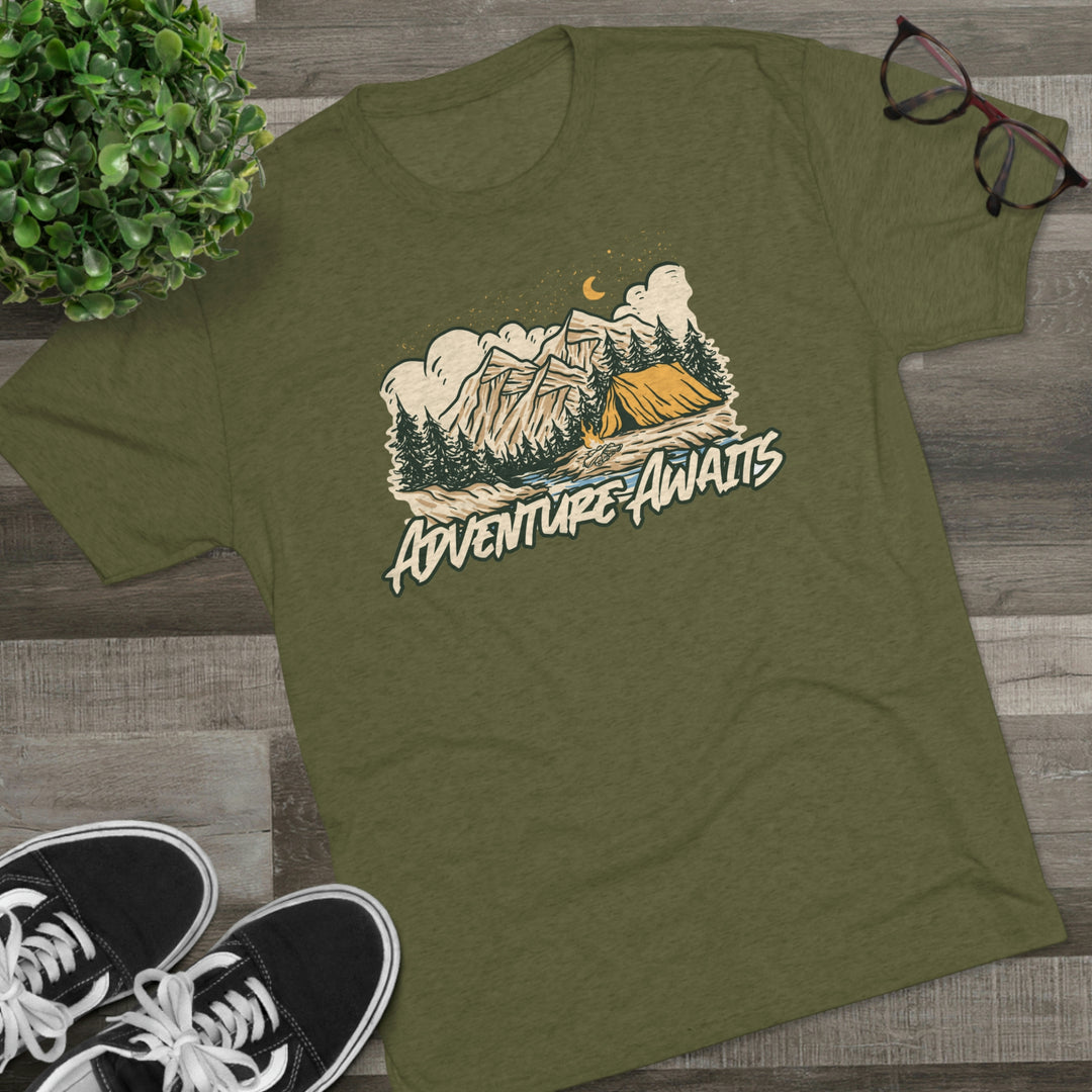 Adventure Awaits - Premium Tri-blend Tee