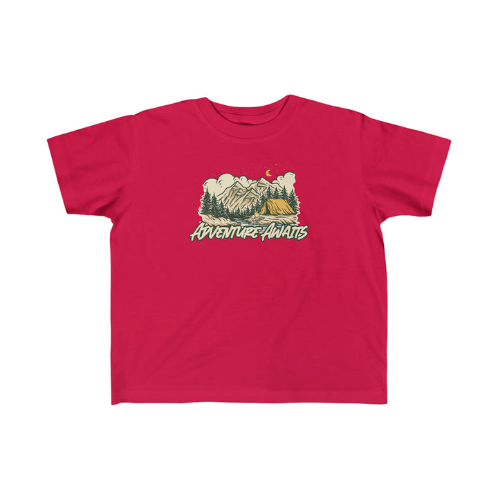 Kid's Adventure Awaits - Fine Jersey Tee