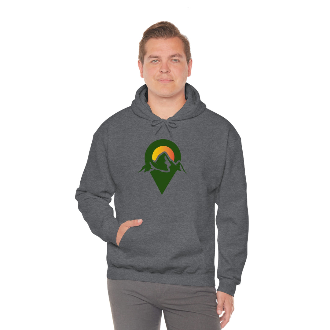 Dropped Pin Badge Hoodie