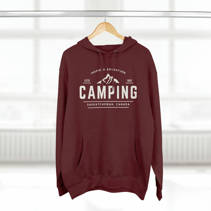 Camping Vintage Premium Pullover Hoodie