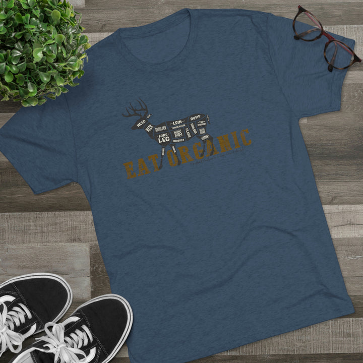 EatOrganic - Deer - Premium Tri-blend Tee