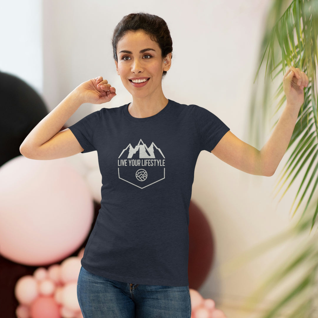 Live Your Lifestyle - Women's Premium Tri-Blend Tee