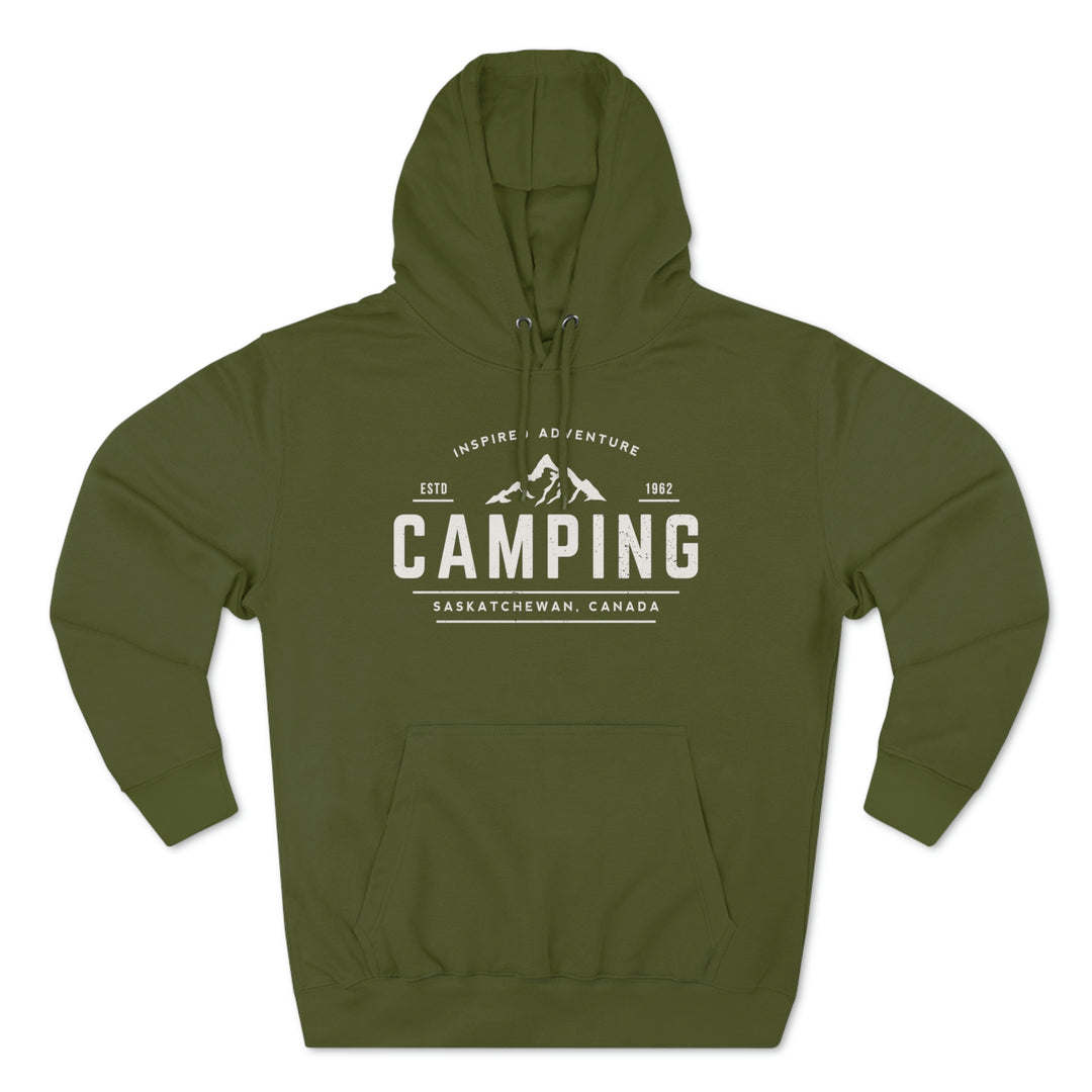 Camping Vintage Premium Pullover Hoodie