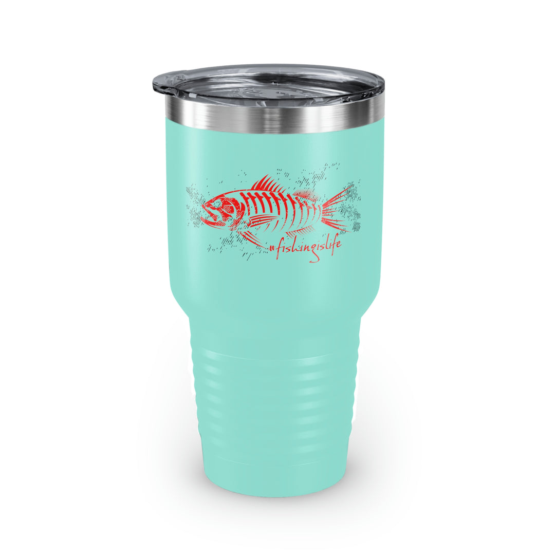 #FishingLife Ringneck Tumbler, 30oz