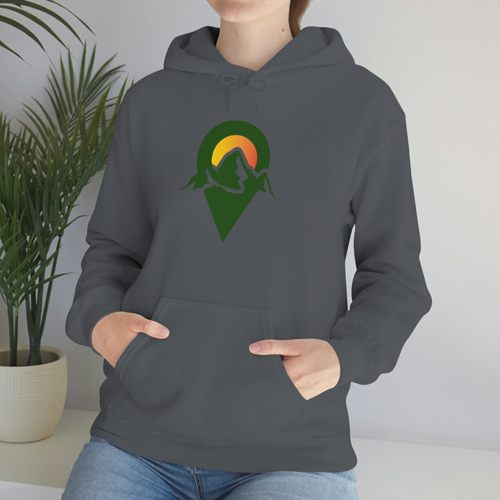 Dropped Pin Badge Hoodie
