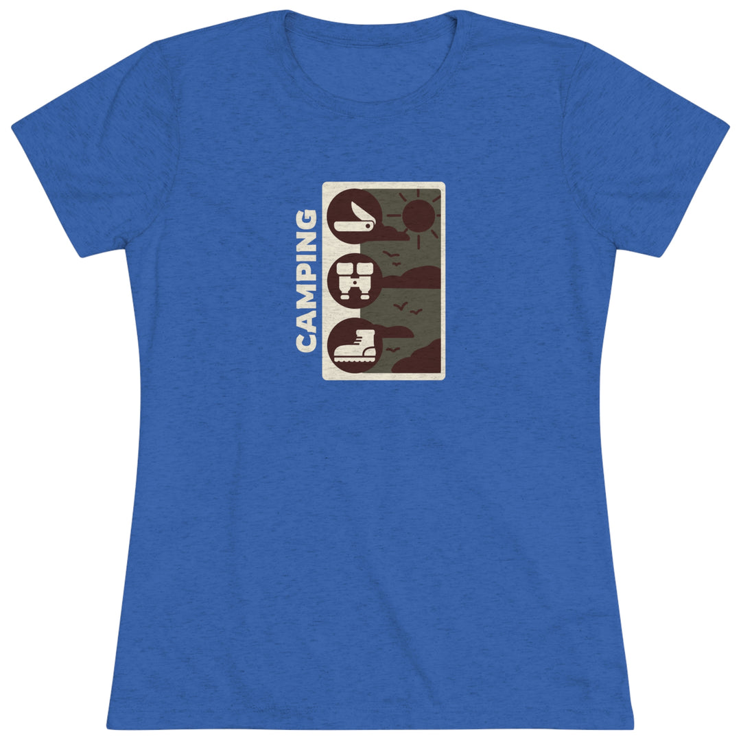 Camping - Women's Premium Tri-Blend Tee