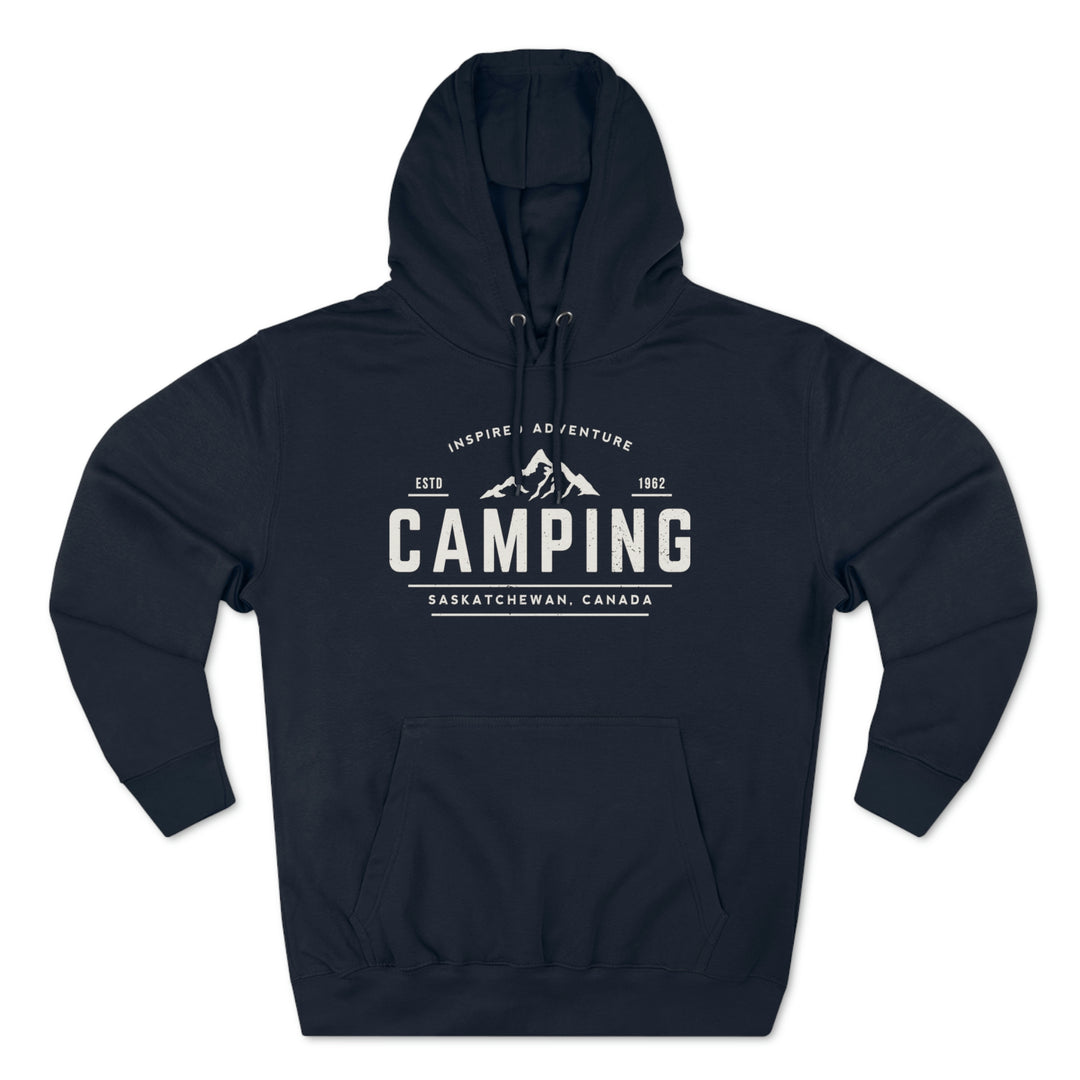 Camping Vintage Premium Pullover Hoodie