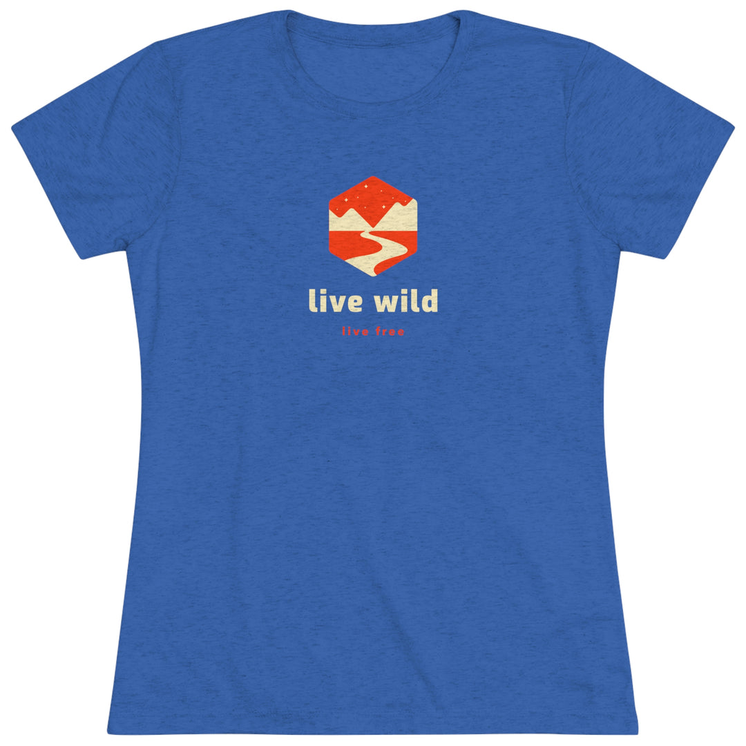 Live Wild, Live Free - Women's Premium Tri-Blend Tee