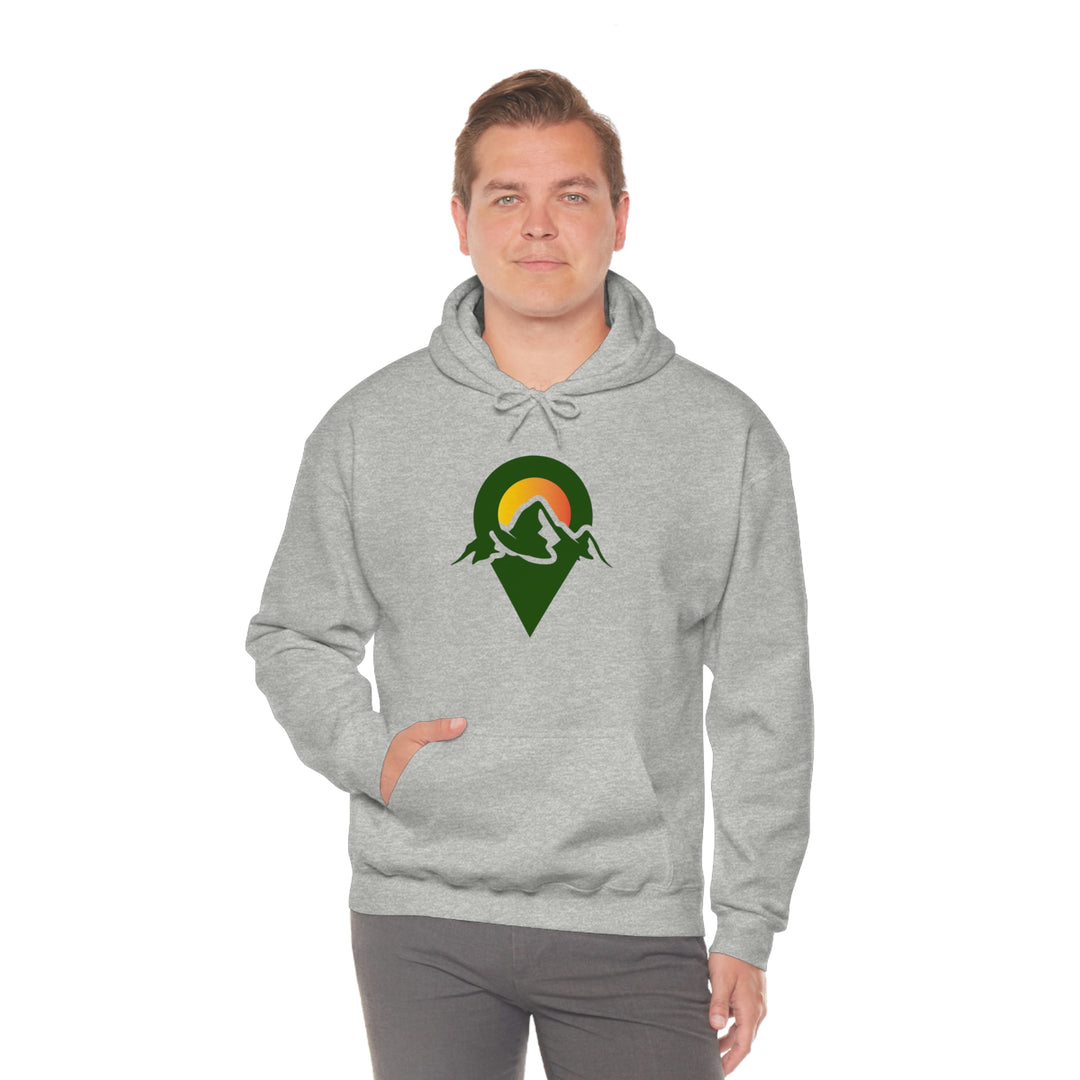 Dropped Pin Badge Hoodie