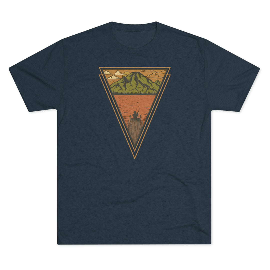Fly Fishing Triangle Premium Tri-blend Tee