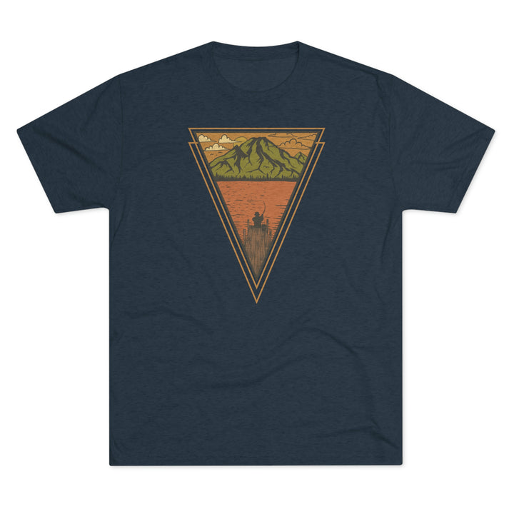 Fly Fishing Triangle Premium Tri-blend Tee
