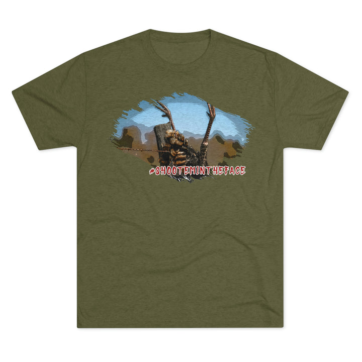 Post Hanger #shootemintheface Premium Tri-Blend Tee