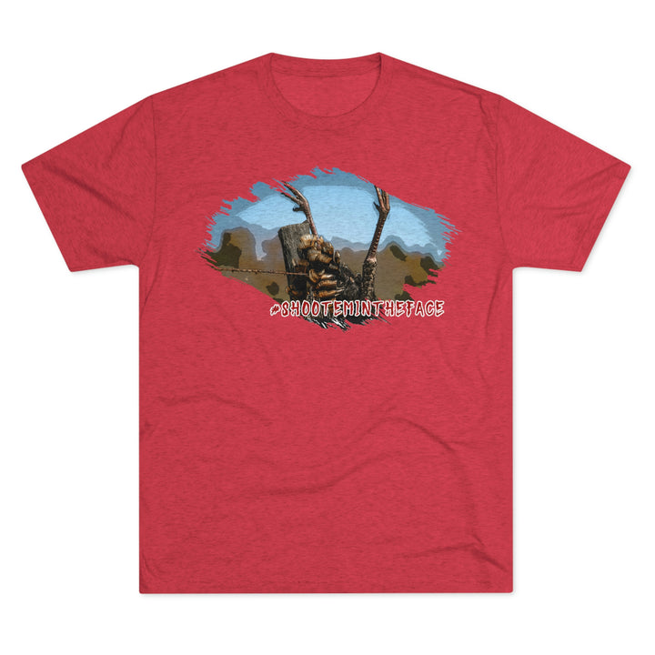 Post Hanger #shootemintheface Premium Tri-Blend Tee