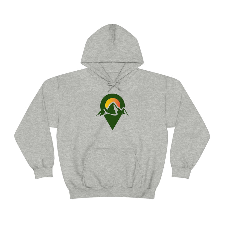 Dropped Pin Badge Hoodie