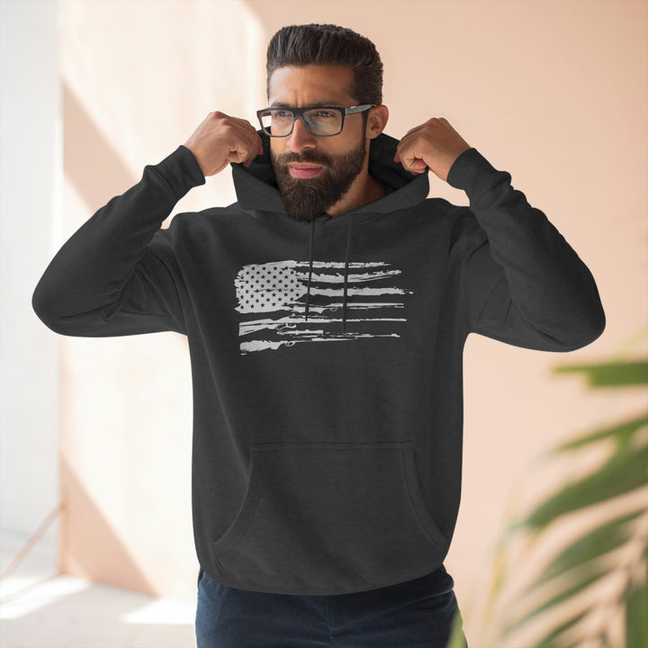 2A Flag - Premium Pullover Hoodie