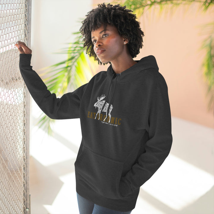 Eat Organic - Moose - Premium Hoodie