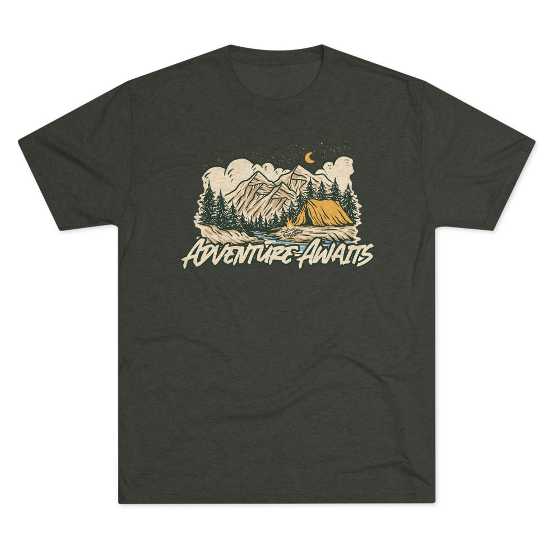 Adventure Awaits - Premium Tri-blend Tee