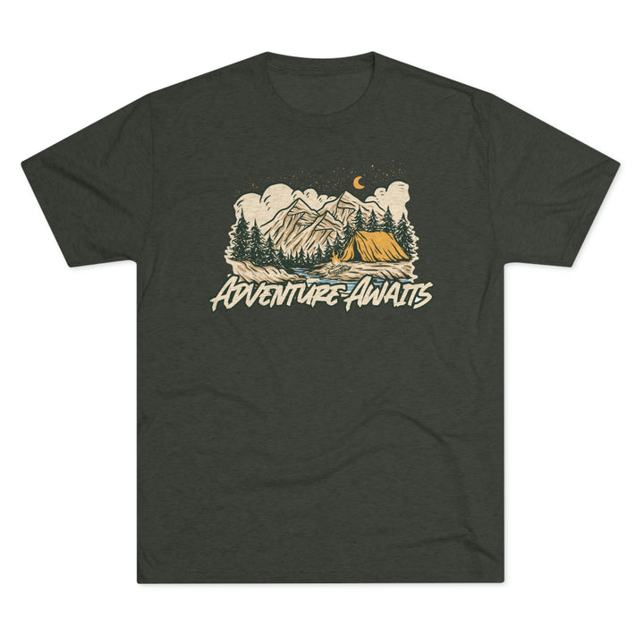 Adventure Awaits - Premium Tri-blend Tee