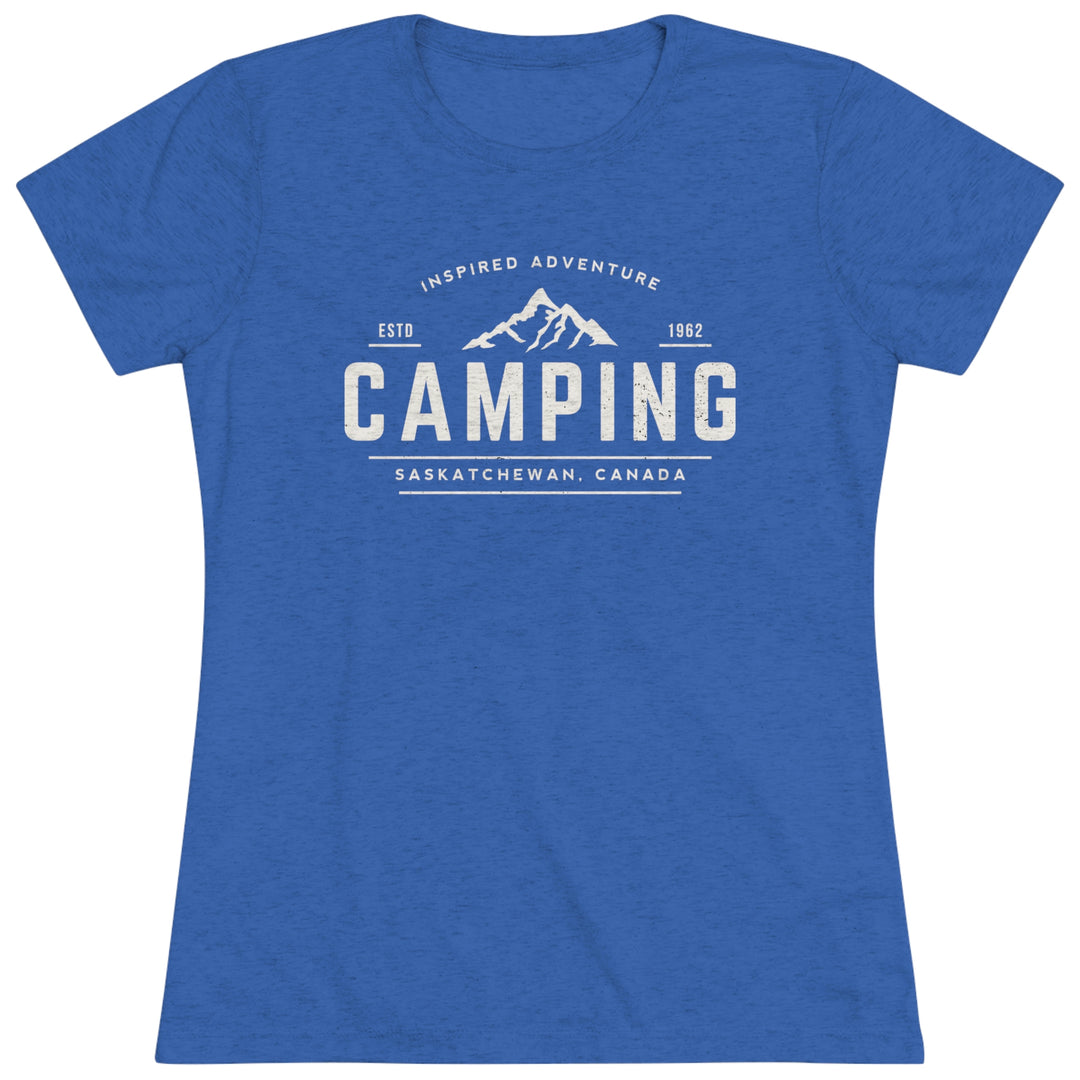 Women's Camping Vintage Premium Tri-Blend Tee
