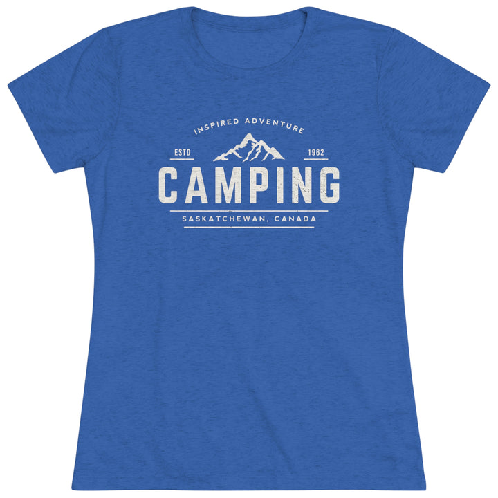 Women's Camping Vintage Premium Tri-Blend Tee