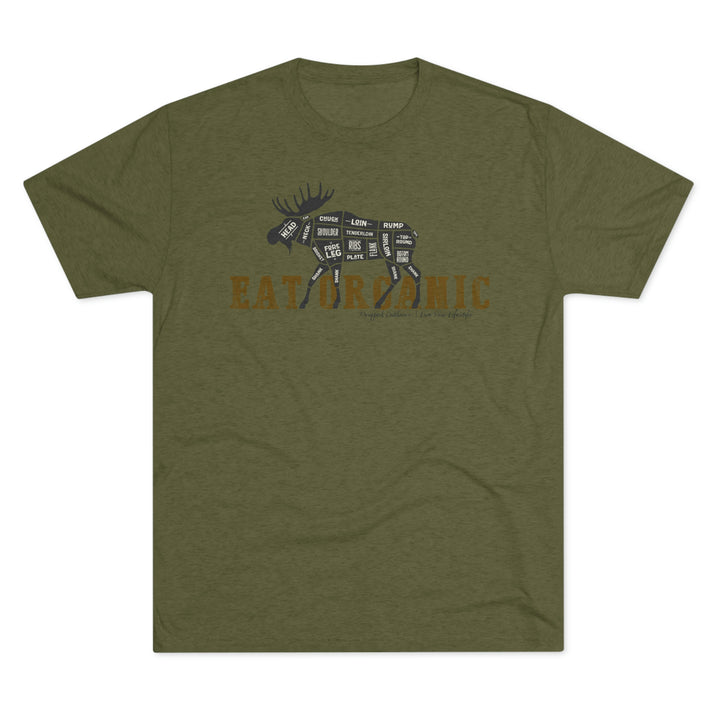 Eat Organic - Moose - Premium Tri-blend Tee