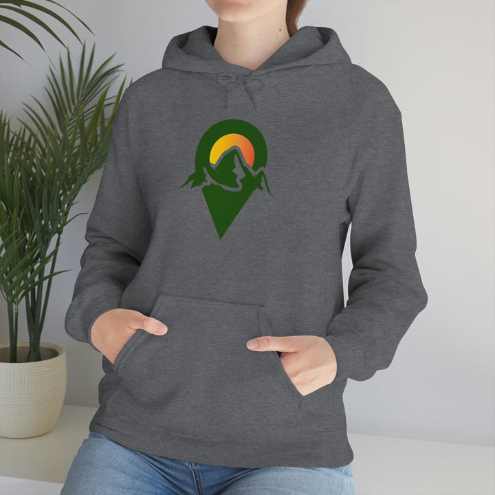 Dropped Pin Badge Hoodie