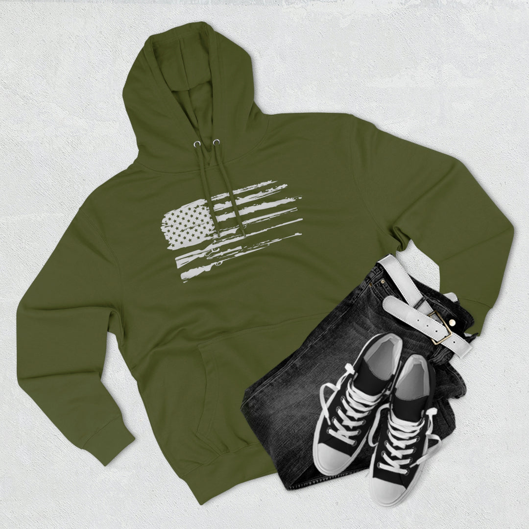 2A Flag - Premium Pullover Hoodie