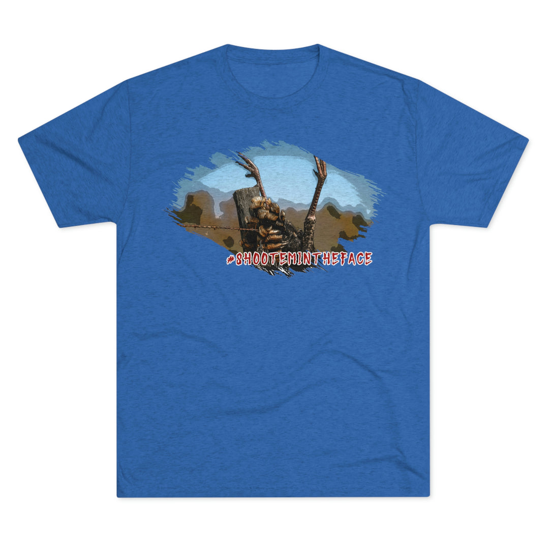 Post Hanger #shootemintheface Premium Tri-Blend Tee