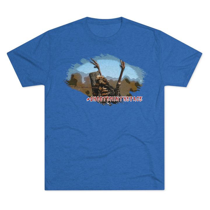 Post Hanger #shootemintheface Premium Tri-Blend Tee