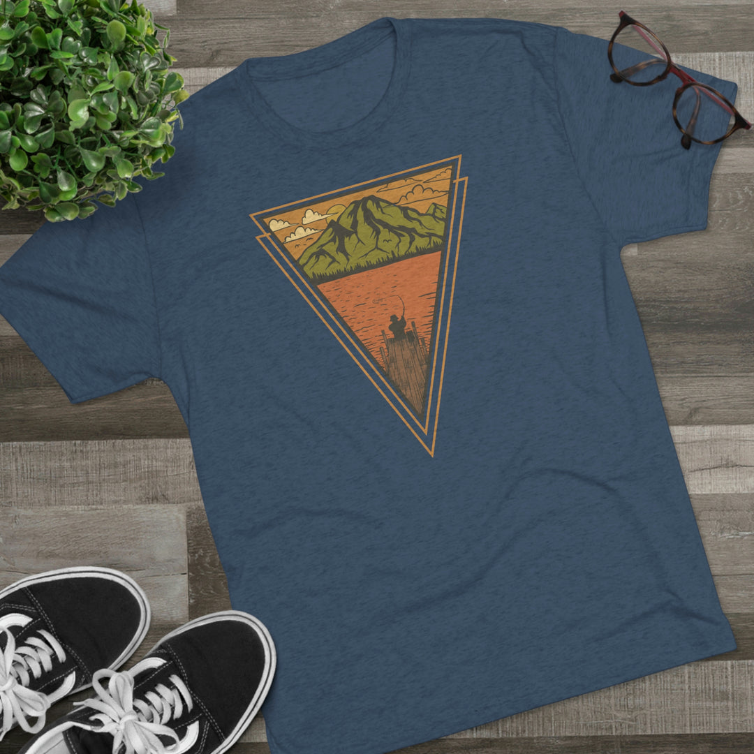 Fly Fishing Triangle Premium Tri-blend Tee
