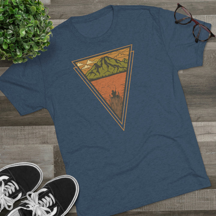 Fly Fishing Triangle Premium Tri-blend Tee