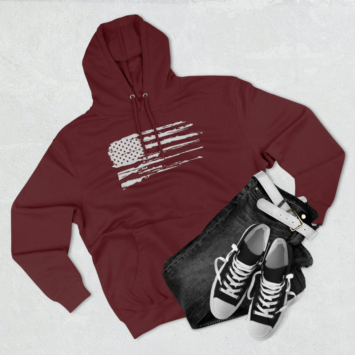 2A Flag - Premium Pullover Hoodie