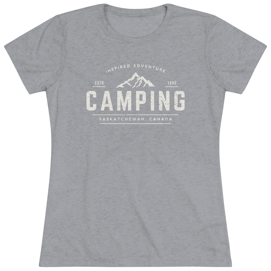 Women's Camping Vintage Premium Tri-Blend Tee
