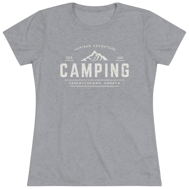 Women's Camping Vintage Premium Tri-Blend Tee