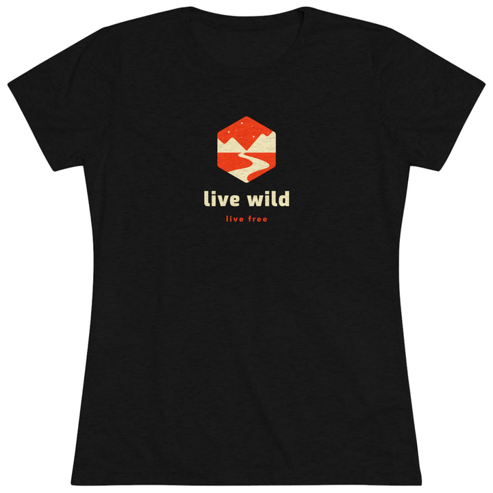 Live Wild, Live Free - Women's Premium Tri-Blend Tee