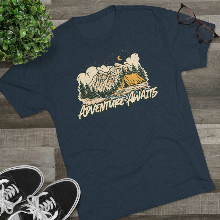 Adventure Awaits - Premium Tri-blend Tee