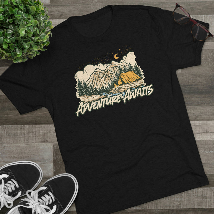 Adventure Awaits - Premium Tri-blend Tee